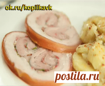 СВИНОЙ РУЛЕТ в ДУХОВКЕ