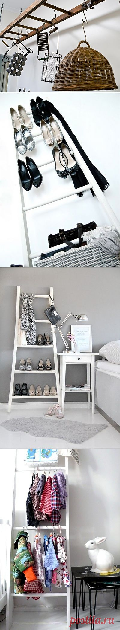Salvaged wood : мебель из стремянок / Мебель / Модный сайт о стильной переделке одежды и интерьера