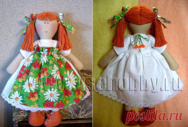 Кукла из ткани своими руками