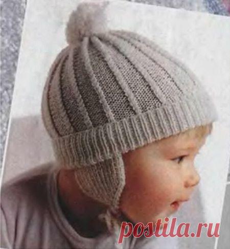 vjazanaja_shapochka_spicami_dlja_rebenka.jpg (450×487)
