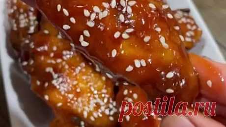 Чтобы покушать таких вкусных крылышек по корейски не нужно лететь в Корею 😂 а просто готовить по моему рецепту 😉