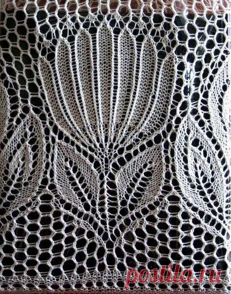 Узор спицами