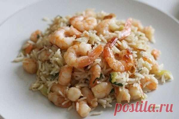 Рис с креветками — Сад Заготовка