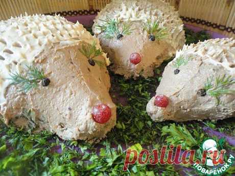 Паштет из куриной печени: &quot;Ежовая семейка&quot; - кулинарный рецепт