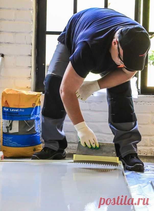 Эксперты Sika выявили ошибки при выравнивании пола.