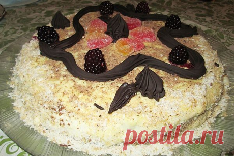 Потрясающий рецепт бисквитного торта с нежнейшим кремом-пудингом!
&quot;Бисквитный торт «Венский»&quot; Вот рецепт...