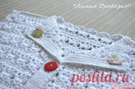 Жилетка, вязаная, для девочки - Вязание - Страна Мам