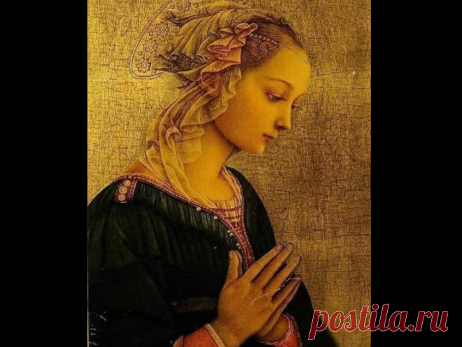 История «Мадонны», художника Филиппо Липпи (1406-1469, Флоренция)