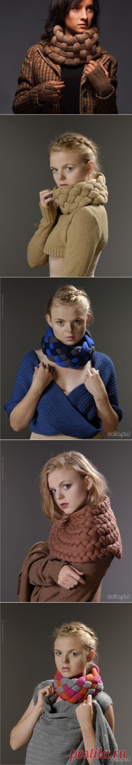 вязаный снуд | Креативные идеи - для дома, для сада, вязание, шитье, описание моделей