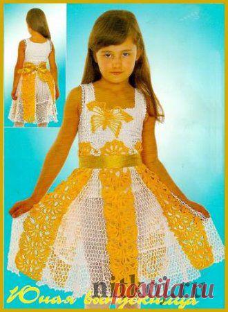 Платье для юной выпускницы » Ниткой - вязаные вещи для вашего дома, вязание крючком, вязание спицами, схемы вязания