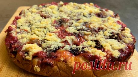 Приготовила и не жалею: немецкий сливовый пирог с замороженными ягодами (какой же он вкусный) | Сейчас Приготовим! | Дзен