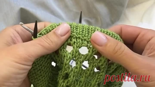 Вариант обработки края крючком (кеттлёвка)