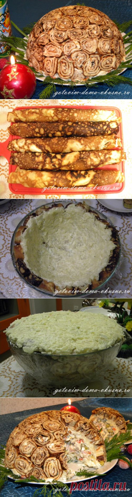 Салат Розы для Вас | Готовим Дома Вкусно