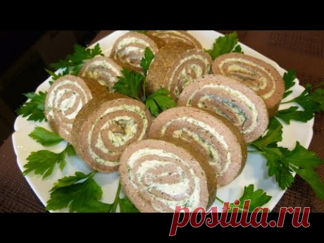 Печёночный рулет