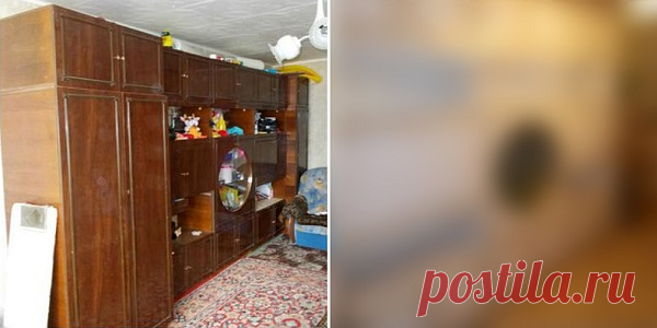 Советская мебель до и после переделки. Поверить не могу, что это старая стенка Советская мебель до и после переделки. Поверить не могу, что это старая стенка