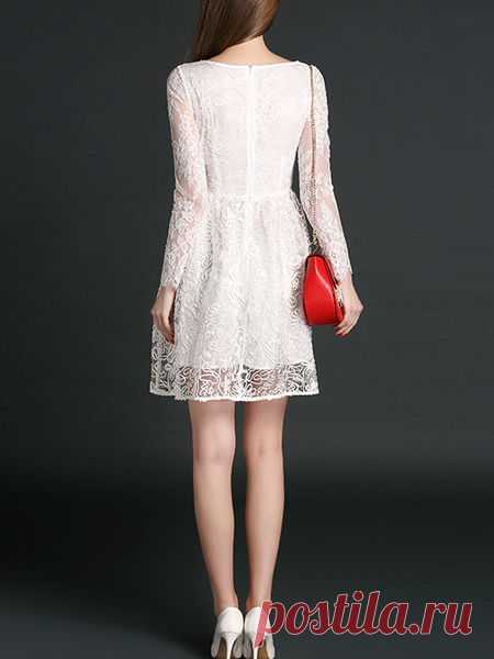 Jacquard Silk Mini Dress