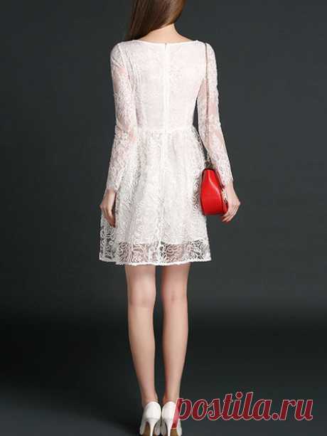 Jacquard Silk Mini Dress