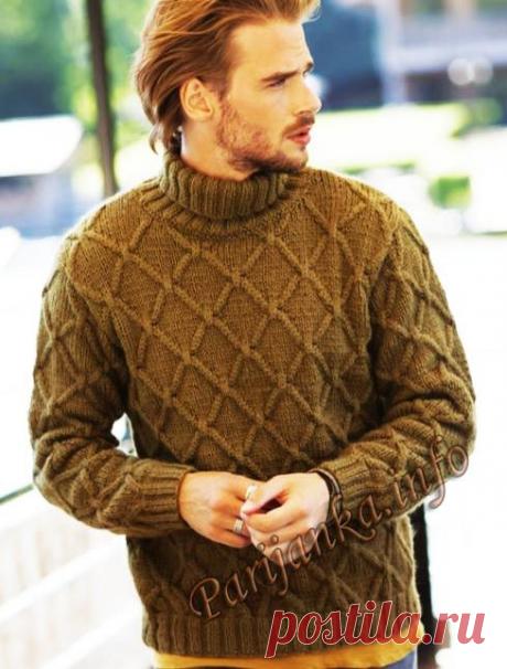 Пуловер (м) 03*600 Phildar №4906