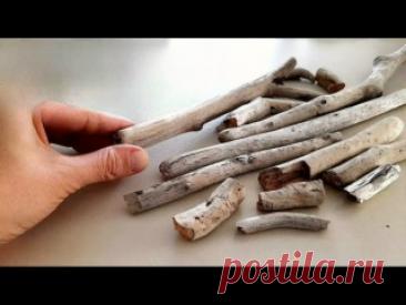 2 отличные и простые идеи для украшения ветками деревьев