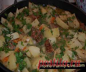 Картошка с мясом - Кулинарные рецепты