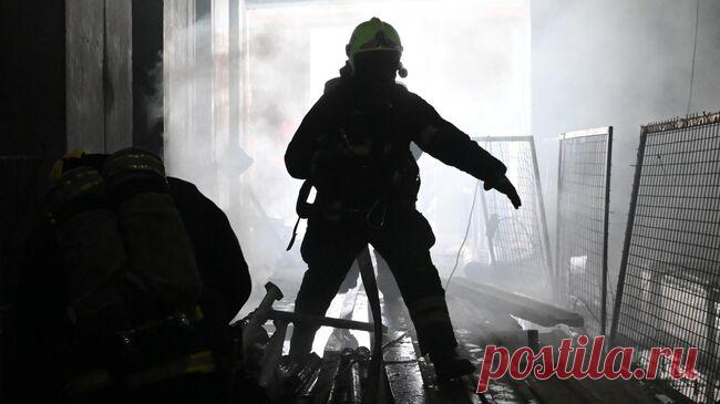 В Кашире потушили пожар в здании администрации