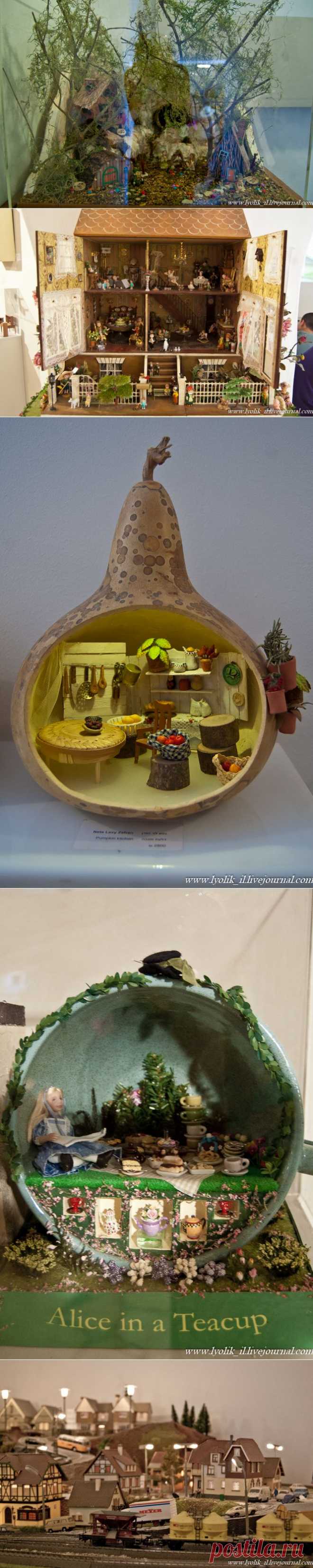 lyolik_il: "Mini Art" - выставка миниатюр в музее Яффо