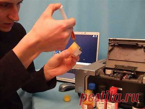 Заправка картриджа - Яндекс.Видео