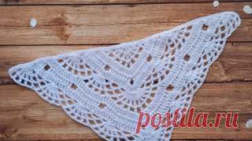 МК Узор для шали крючком