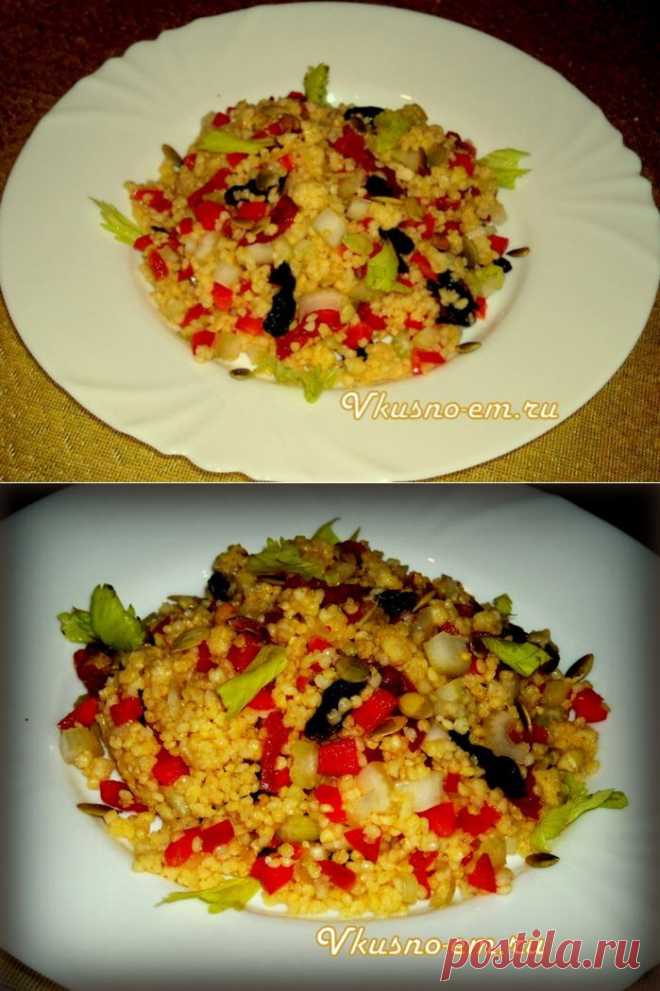 Салат из пшена.