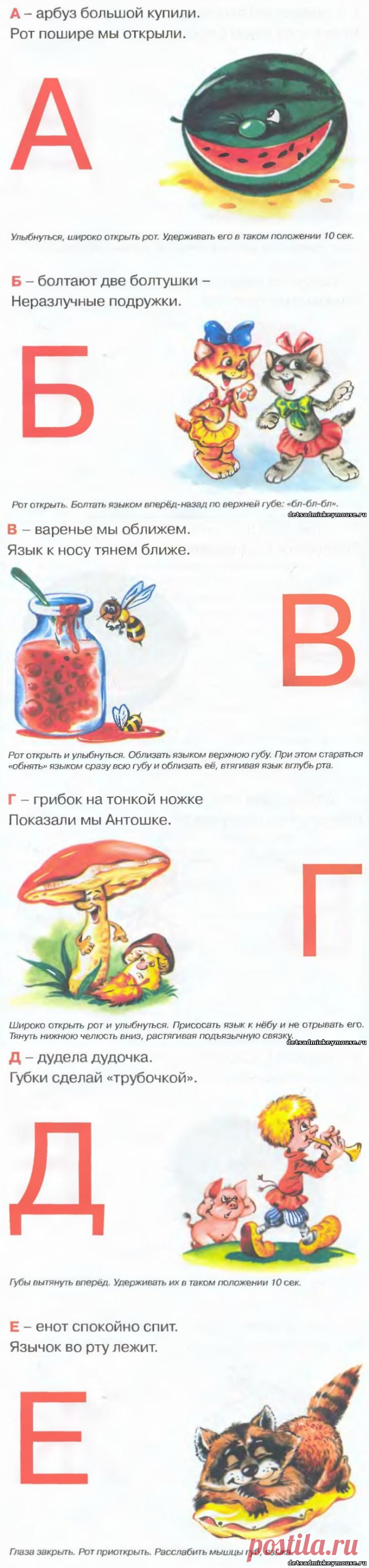 АРТИКУЛЯЦИОННАЯ АЗБУКА