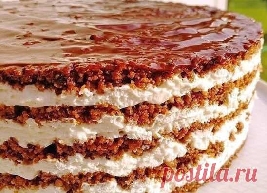 Торт из пряников
Очень вкусный, сочный и нежный тортик, выпекать ничего не надо и готовится быстро. А пропитался у меня буквально за час. Нежный, тающий во рту, настоящее наслаждение! Если не знать, из чего приготовлен, ни за что не догадаетесь, что торт из обычных пряников!
Попробуйте будете в восторге!
Ингредиенты:
500 г свежих (потрогайте через пакет, чтобы были мягкие) шоколадных пряников,
4-5 шт. спелых бананов (по желанию)
900 г сметаны 20%, (желательно отвешенной)
1 стакан сахарной пуд