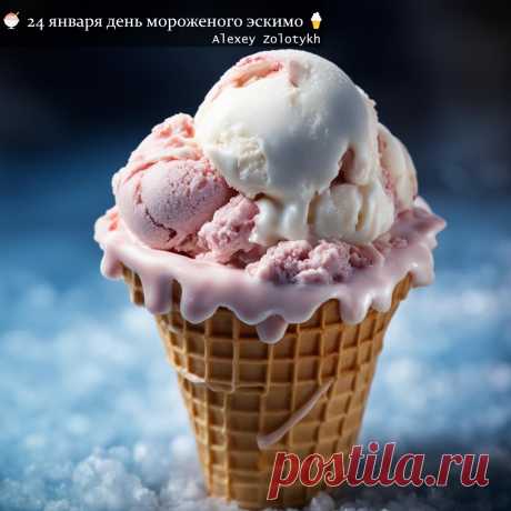 🍨 24 января день мороженого эскимо 🍦