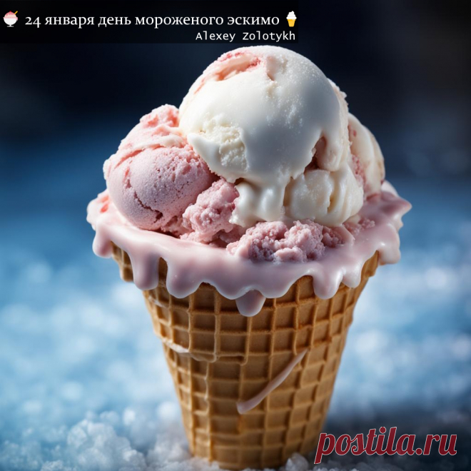 🍨 24 января день мороженого эскимо 🍦