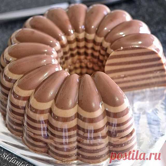 Шоколадно-кофейный пудинг — десерт королей!