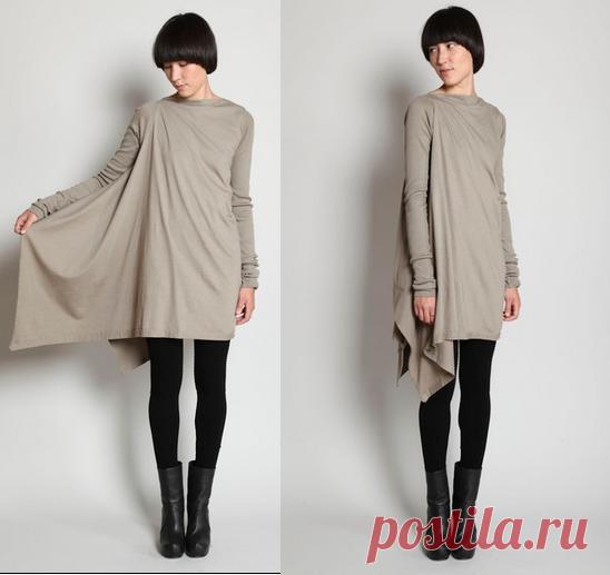 Туника Rick Owens / Простые выкройки / ВТОРАЯ УЛИЦА