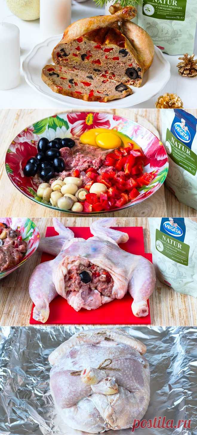 Курица фаршированная