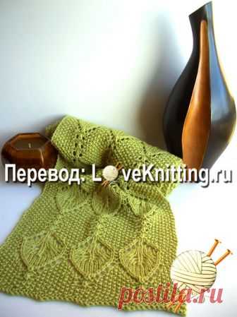 Узорчатый шарф | Loveknitting.ru