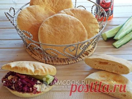 Хлеб пита — рецепт с фото Вкусный домашний хлеб в виде полой лепешки. Готовится просто и быстро.