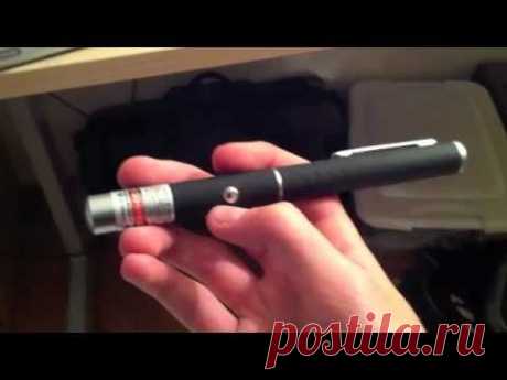 50mw Powerful Astronomy Green Laser Review - YouTube