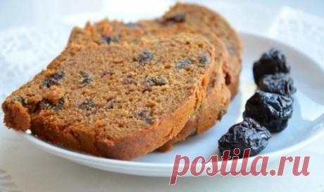Медовый кекс с черносливом | COOKING BLOG
