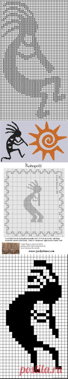 (98) Kokopelli | Узоры
