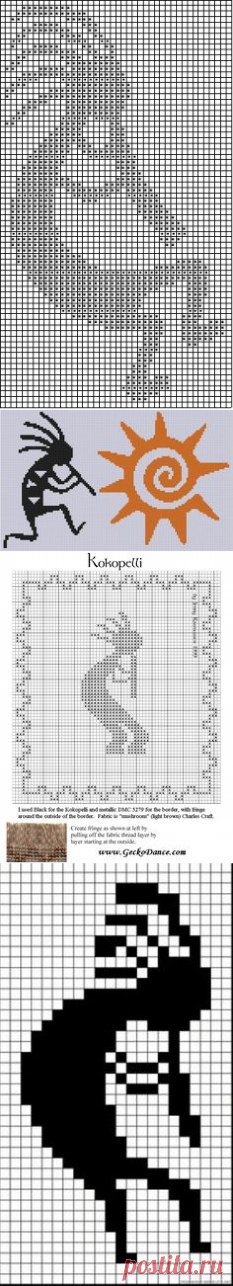 (98) Kokopelli | Узоры