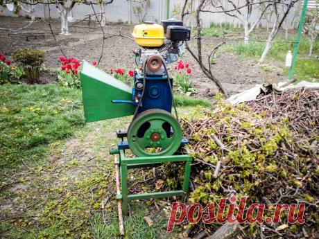 Пошаговая схема сборки измельчителя для листвы и веток на дачу