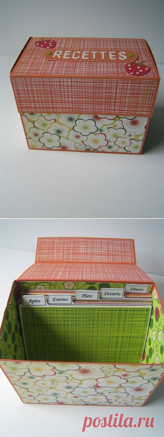 Tuto boîte à recettes - Les p'tits ateliers