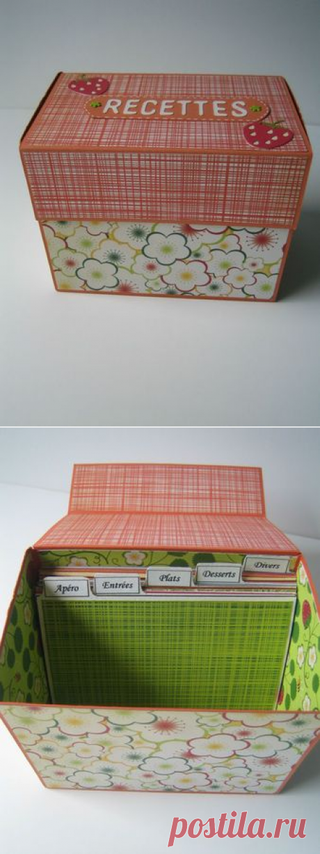 Tuto boîte à recettes - Les p'tits ateliers
