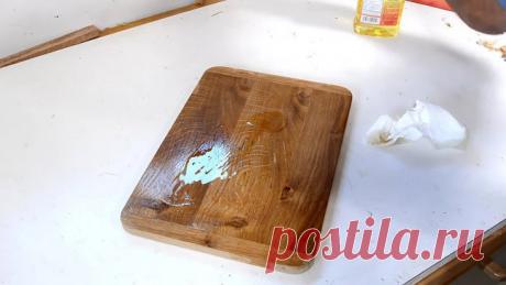 Изготовление разделочной доски, которая не искривляется при намокании