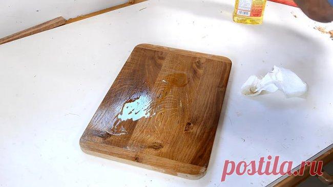 Изготовление разделочной доски, которая не искривляется при намокании