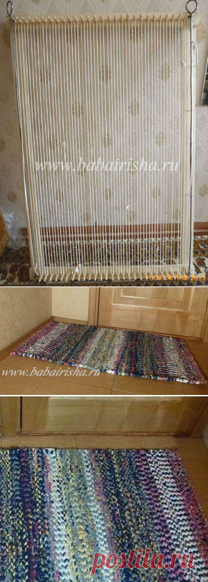 Коврик из лоскутков | УТИЛИТАРНОЕ РУКОДЕЛИЕ