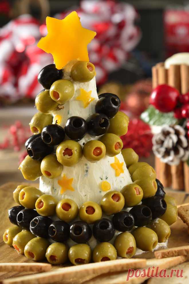 Receta de Arbolito de Aceitunas, Queso y Romero