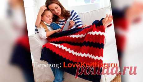 Яркий плед | Loveknitting.ru